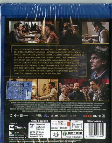 Martin Eden (Blu-ray) di Pietro Marcello - Blu-ray - 2