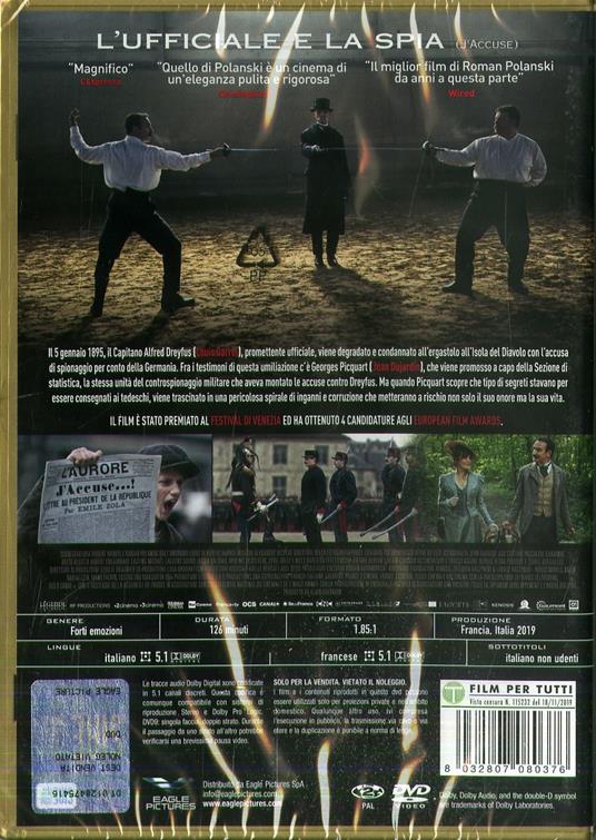 L' ufficiale e la spia (DVD) di Roman Polanski - DVD - 3