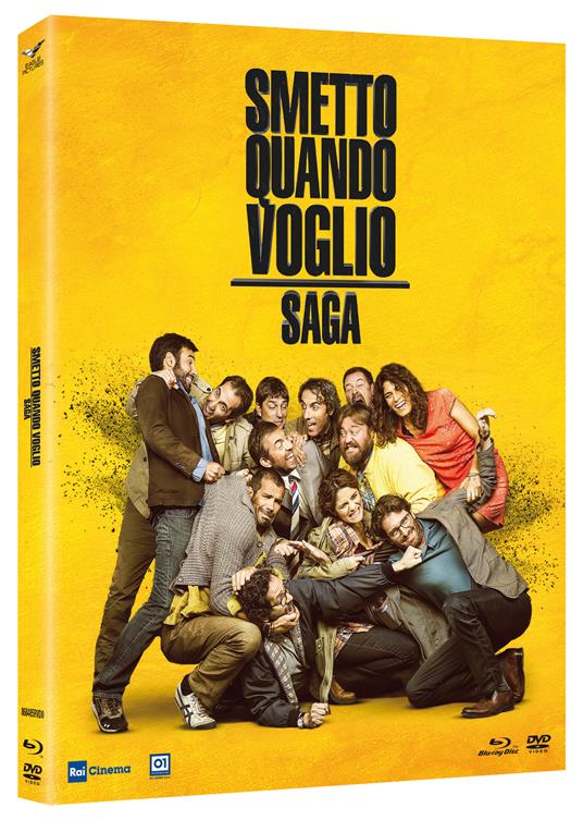 Cofanetto Smetto quando voglio. Con Card da collezione (4 Blu-ray) di Sydney Sibilia