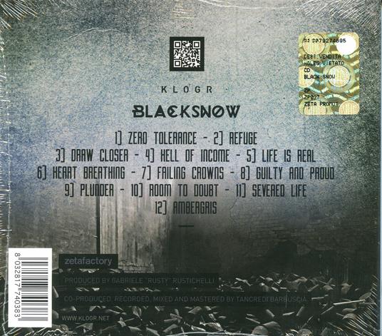 Black Snow - CD Audio di Klogr - 2