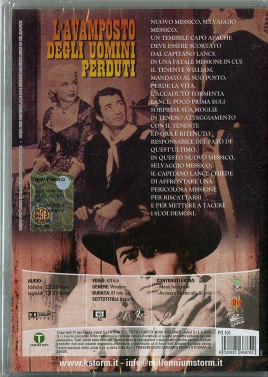 L' avamposto degli uomini perduti di Gordon Douglas - DVD - 2