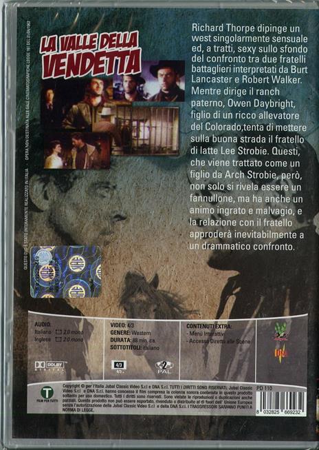 La valle della vendetta di Richard Thorpe - DVD - 2