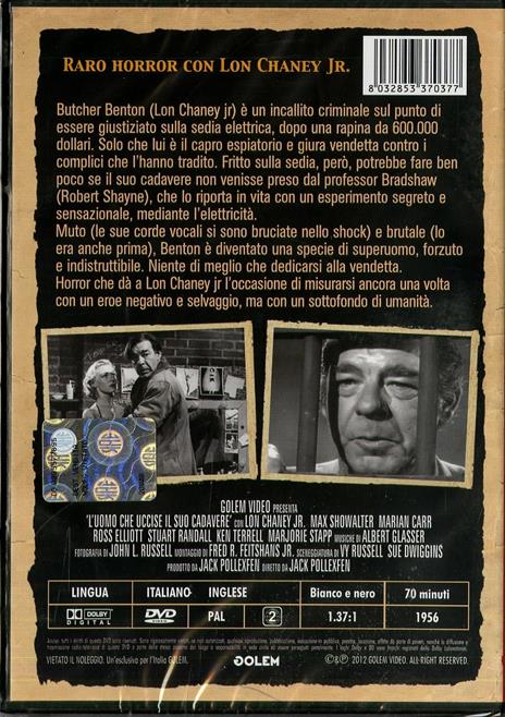 L' uomo che uccise il suo cadavere di Jack Pollexfen - DVD - 2