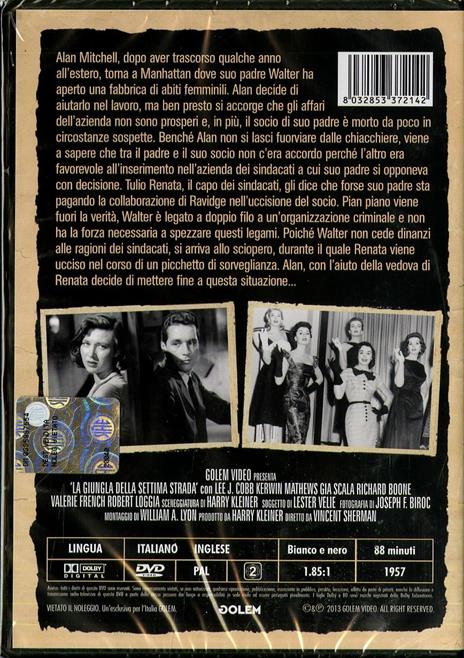 La giungla della Settima strada di Robert Aldrich,Vincent Sherman - DVD - 2