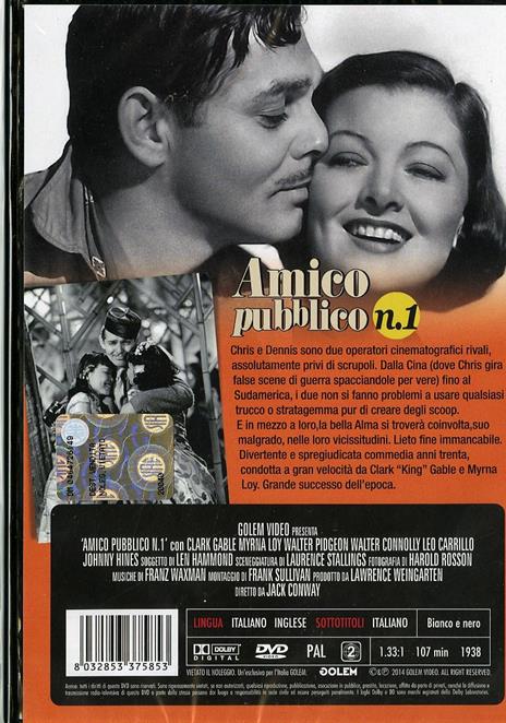 L' amico pubblico n. 1 di Jack Conway - DVD - 2