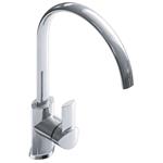 Rubinetto miscelatore per lavabo cucina finitura cromo h.26,78x20,3 cm