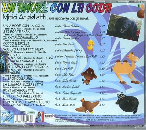 Un Amore con la coda. Mitici animali - CD Audio - 2