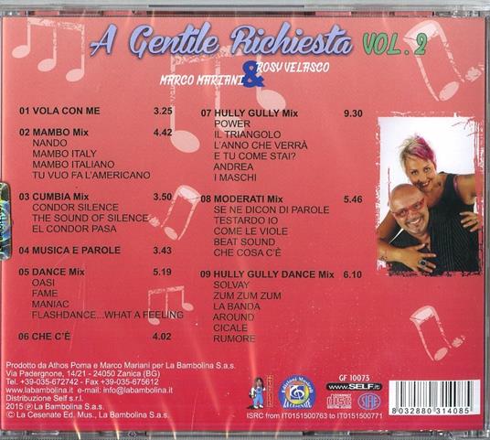 A gentile richiesta vol.2 - CD Audio di Rosy Velasco,Marco Mariani - 2