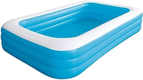 Jilong Giant Pool 3R305 Piscina Familiare Rettangolare Gonfiabile 3 anelli 305x183x56cm