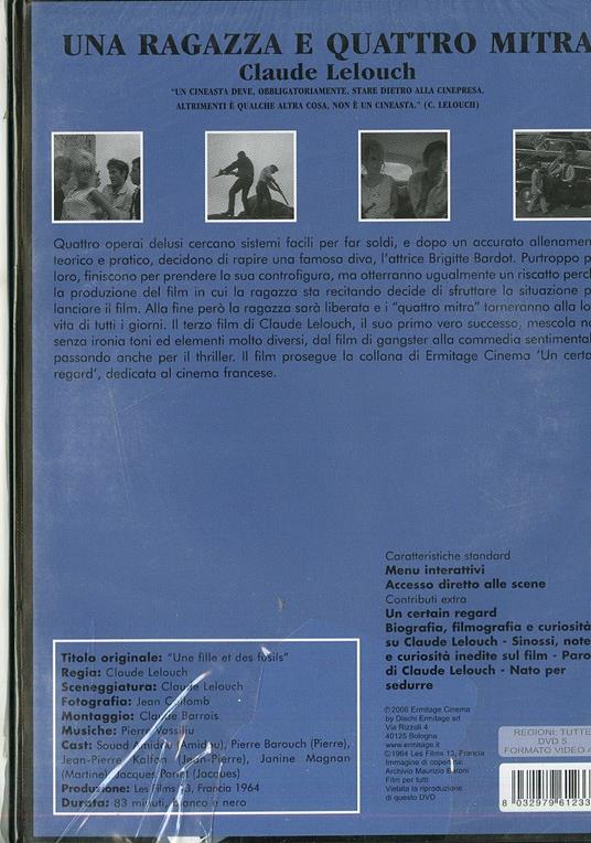 Una ragazza e quattro mitra di Claude Lelouch - DVD - 2