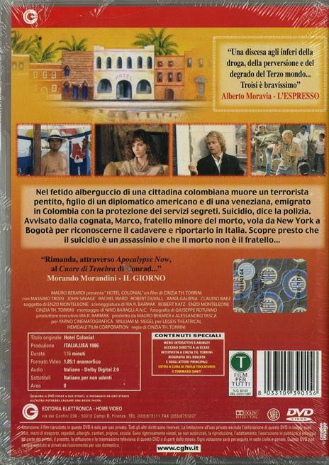 Hotel Colonial di Cinzia Th Torrini - DVD - 2
