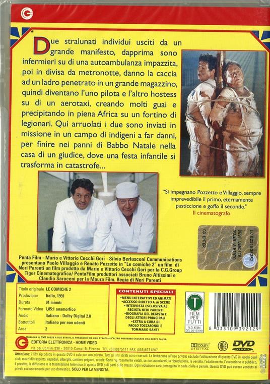 Le comiche 2 di Neri Parenti - DVD - 2