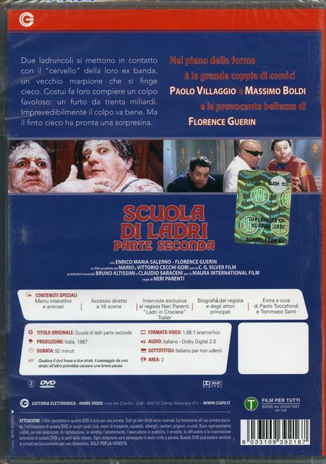 Scuola di ladri. Parte seconda di Neri Parenti - DVD - 2