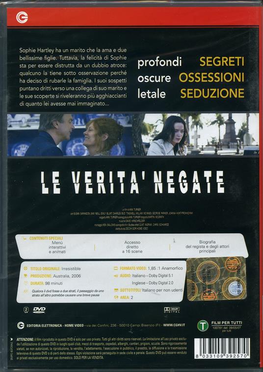 Le verità negate di Ann Turner - DVD - 2