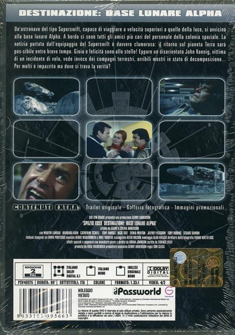 Spazio 1999. Destinazione: base lunare Alpha di Tom Clegg - DVD - 2
