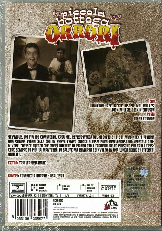 La piccola bottega degli orrori di Roger Corman - DVD - 2
