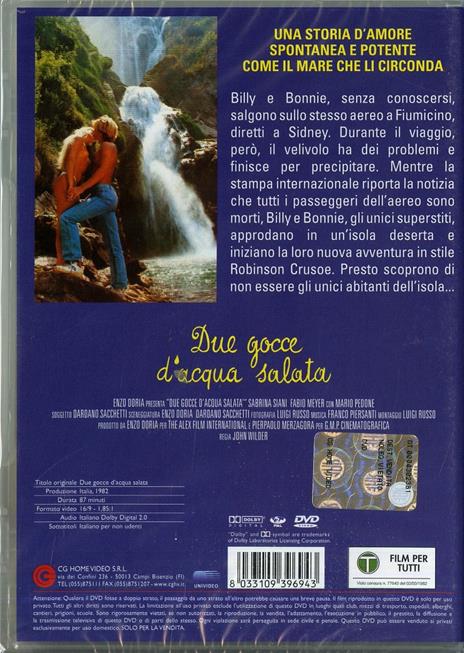 Due gocce d'acqua salata di John Wilder - DVD - 2