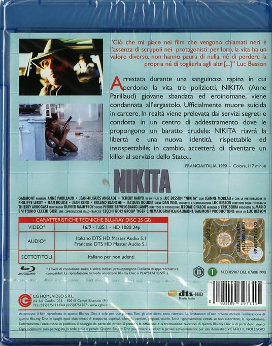 Nikita - Blu-ray - Film di Luc Besson Giallo | IBS