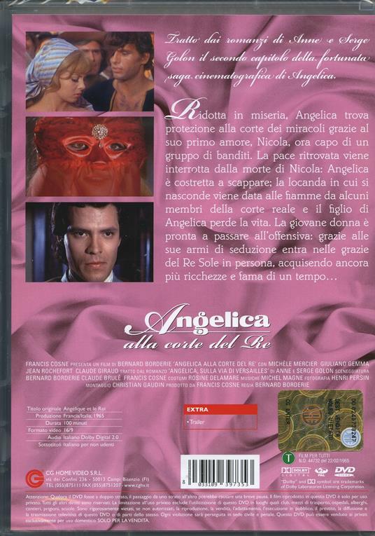 Angelica alla corte del Re di Bernard Borderie - DVD - 2