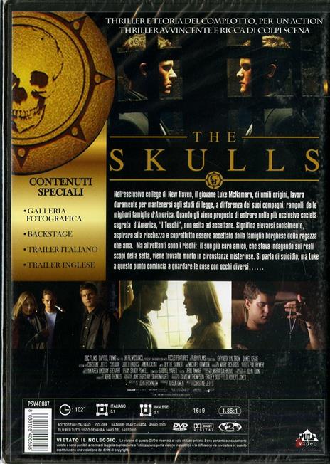 The Skulls. I teschi di Rob Cohen - DVD - 2