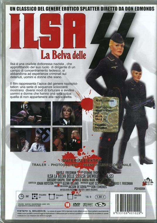 Ilsa la belva delle SS di Don Edmonds - DVD - 2