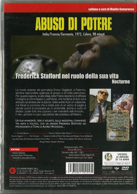 Abuso di potere di Camillo Bazzoni - DVD - 2