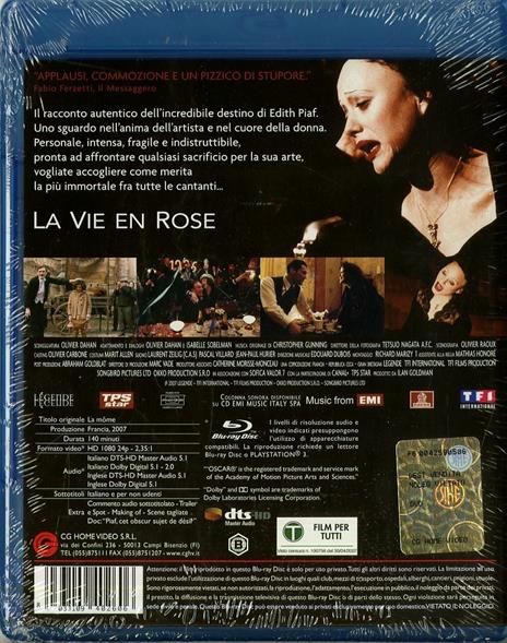 La vie en rose di Olivier Dahan - Blu-ray - 2