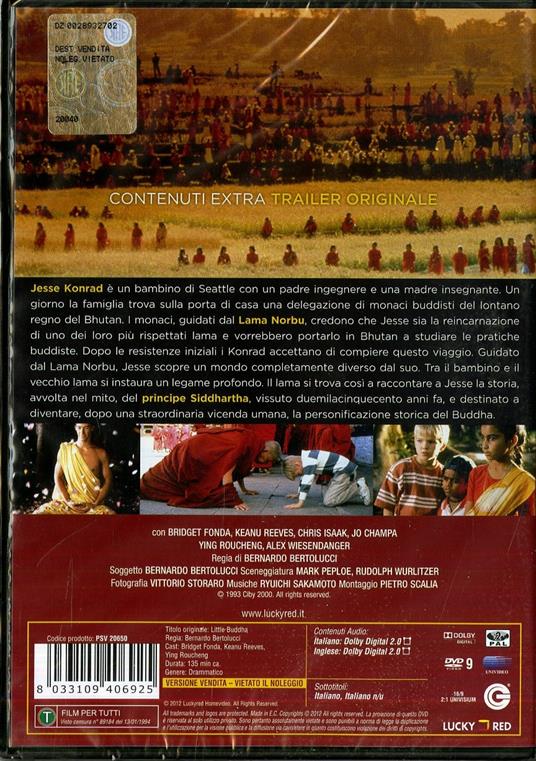 Piccolo Buddha di Bernardo Bertolucci - DVD - 2