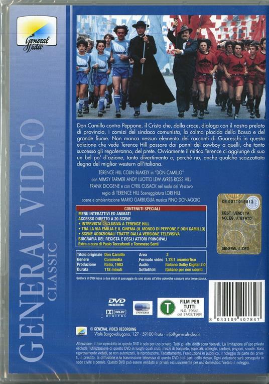 Don Camillo - DVD - Film di Terence Hill Commedia | IBS