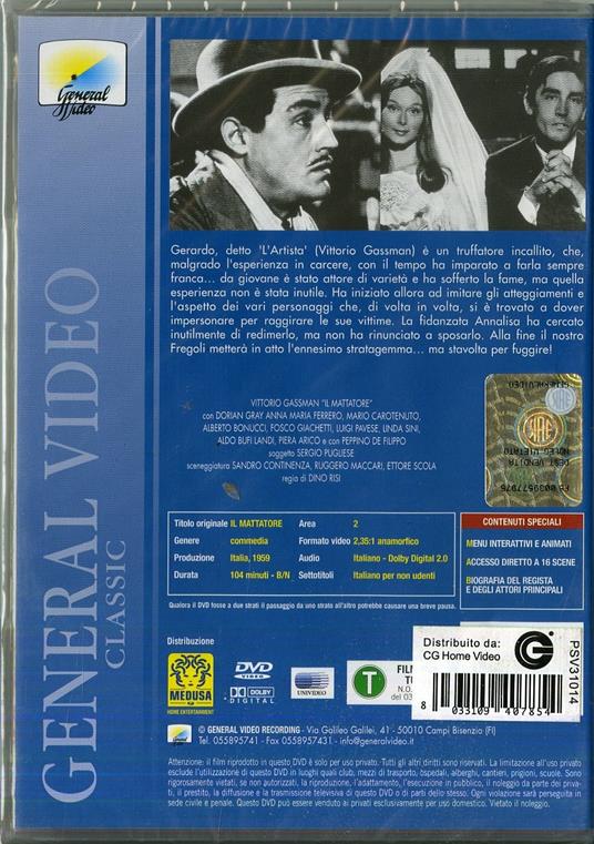 Il mattatore di Dino Risi - DVD - 2