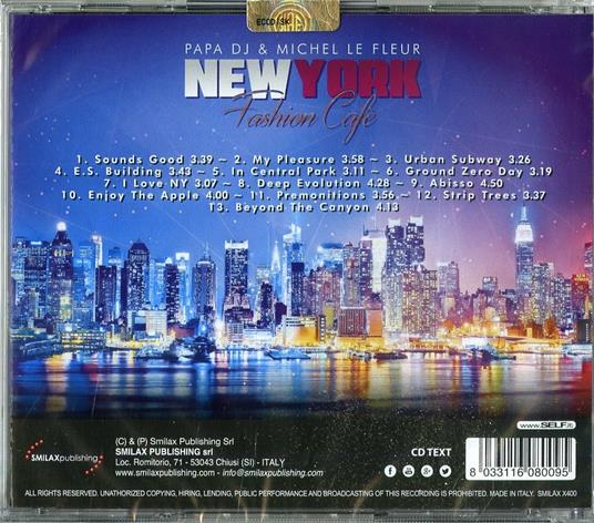 New York Fashion Cafè - CD Audio - 2
