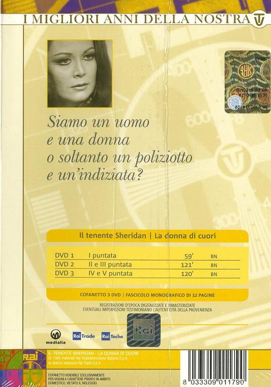 Il tenente Sheridan. La donna di cuori (3 DVD) di Leonardo Cortese - DVD - 2