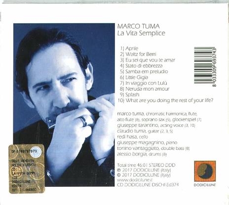 La vita semplice - CD Audio di Marco Tuma - 2