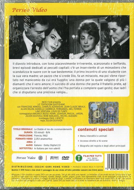 Le tentazioni quotidiane di Julien Duvivier - DVD - 2