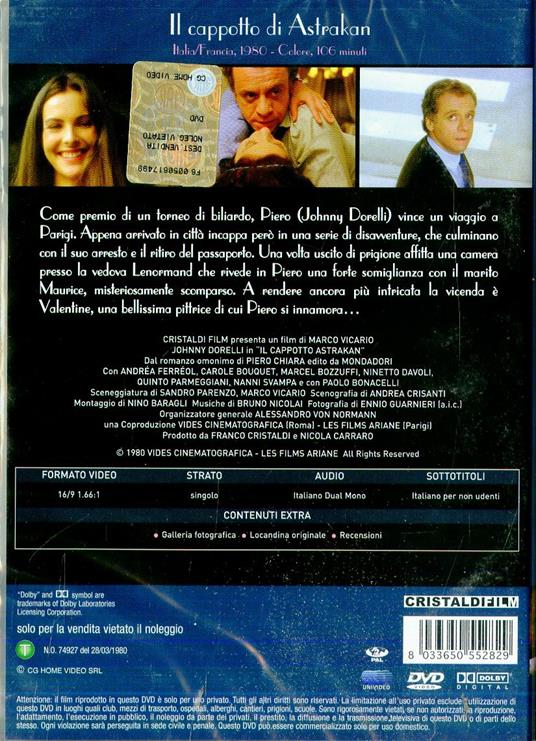 Il cappotto di Astrakan di Marco Vicario - DVD - 2