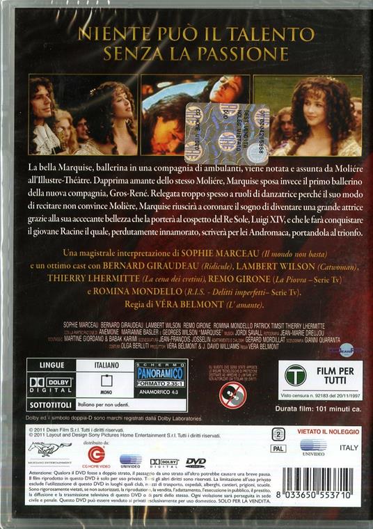 Marquise - DVD - Film di Vera Belmont Drammatico | IBS