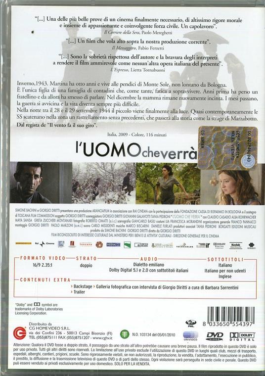 L' uomo che verrà di Giorgio Diritti - DVD - 2