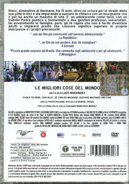 Le migliori cose del mondo - DVD - Film di Laís Bodanzky Drammatico | IBS