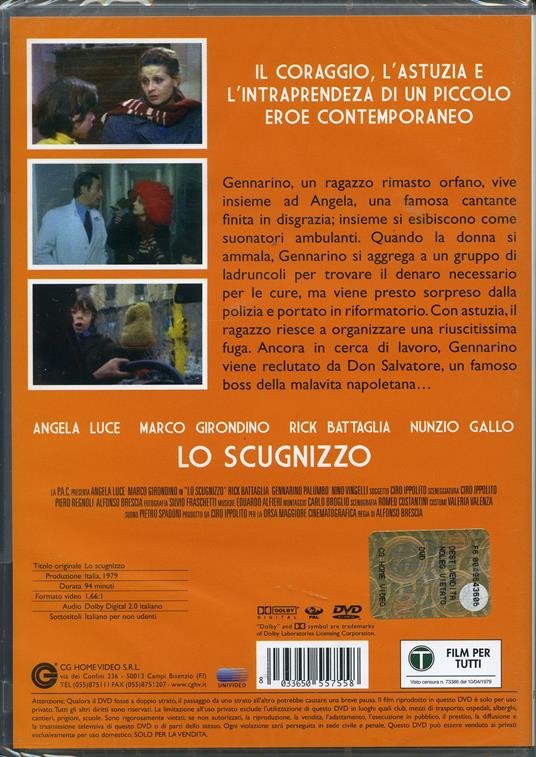 Lo scugnizzo di Alfonso Brescia - DVD - 2