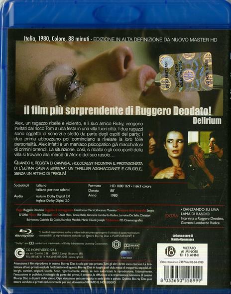 La casa sperduta nel parco di Ruggero Deodato - Blu-ray - 2