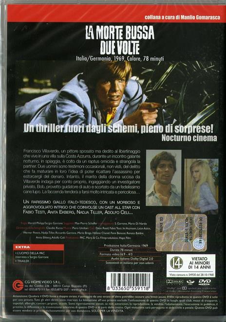 La morte bussa due volte di Harald Philipp,Sergio Garrone - DVD - 2