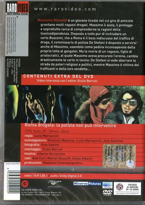 Roma drogata: la polizia non può intervenire di Lucio Marcaccini - DVD - 2