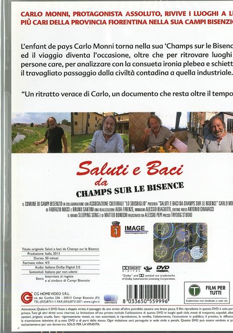 Saluti e baci da Champs sur le Bisence di Bruno Santini,Fabrizio Nucci - DVD - 2
