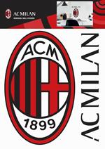 Ac Milan Wall Sticker Logo 1 Foglio A4