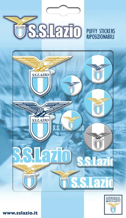 Lazio Puffy Stickers Logo