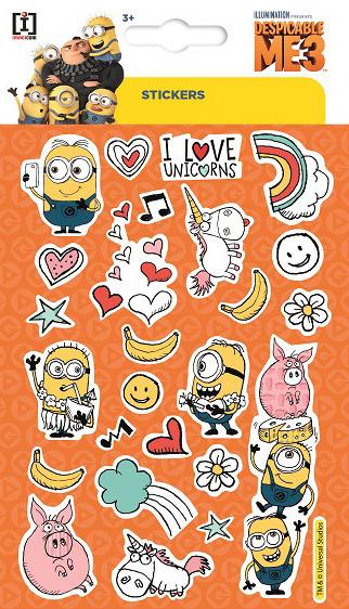 Minions Pvc Stickers Flat