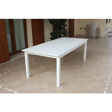 ARGENTUM - set tavolo da giardino allungabile 150/210x90 compreso di 4 poltrone in alluminio - 2