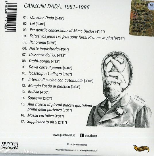 Canzoni Dada - CD Audio di Plasticost - 2
