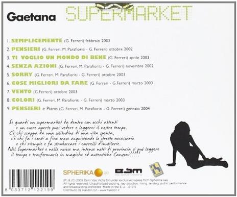Supermarket - CD Audio di Giusy Ferreri - 2