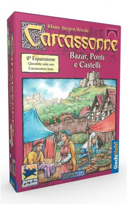 Carcassonne. Bazar Ponti e Castelli. Esp 8. Gioco da tavolo - 2